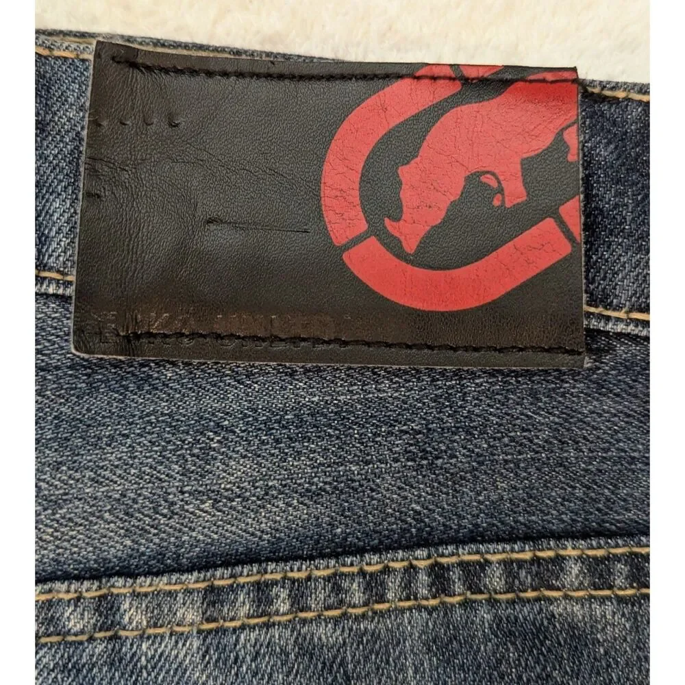 Ecko Unltd. Mens denim urban hip-hop shorts  Sz 40